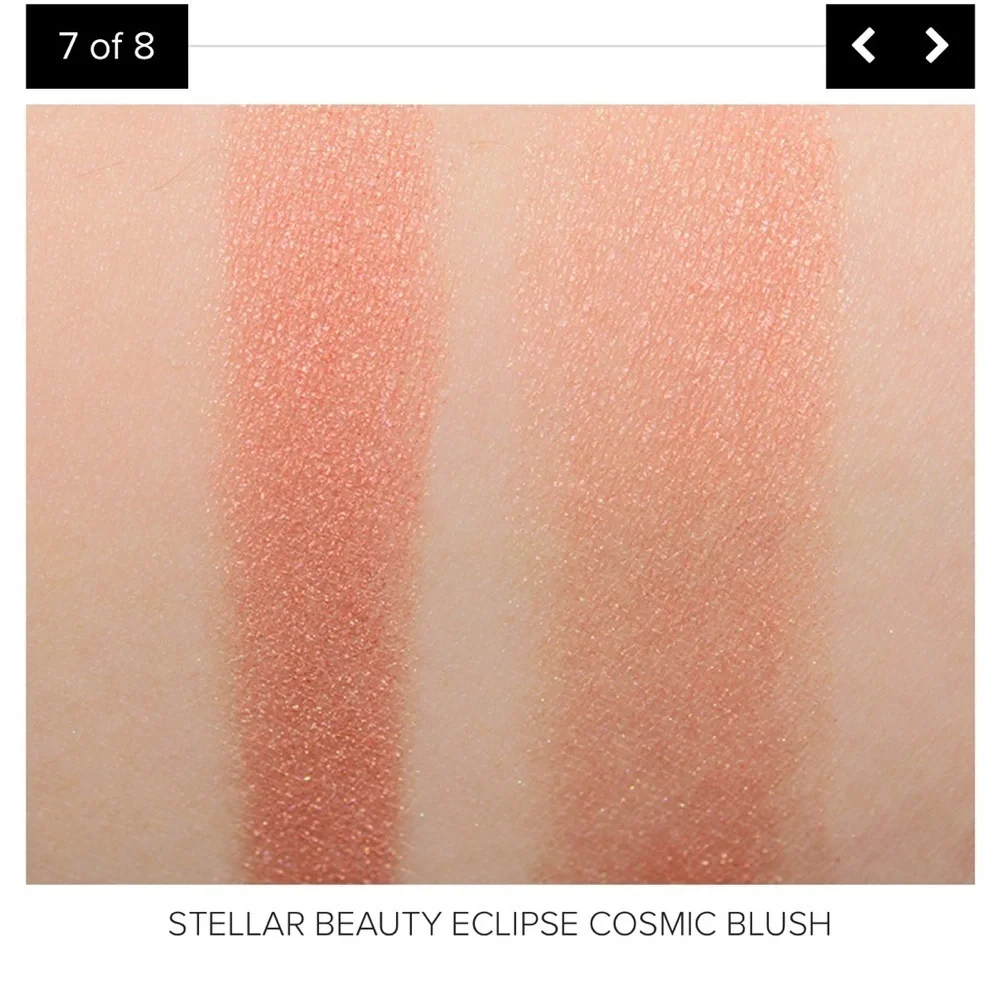Stellar blush in eclipse
